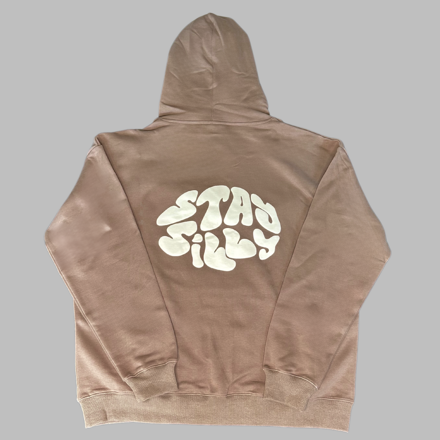 STAY SILLY HOODIE - CARAMEL BROWN