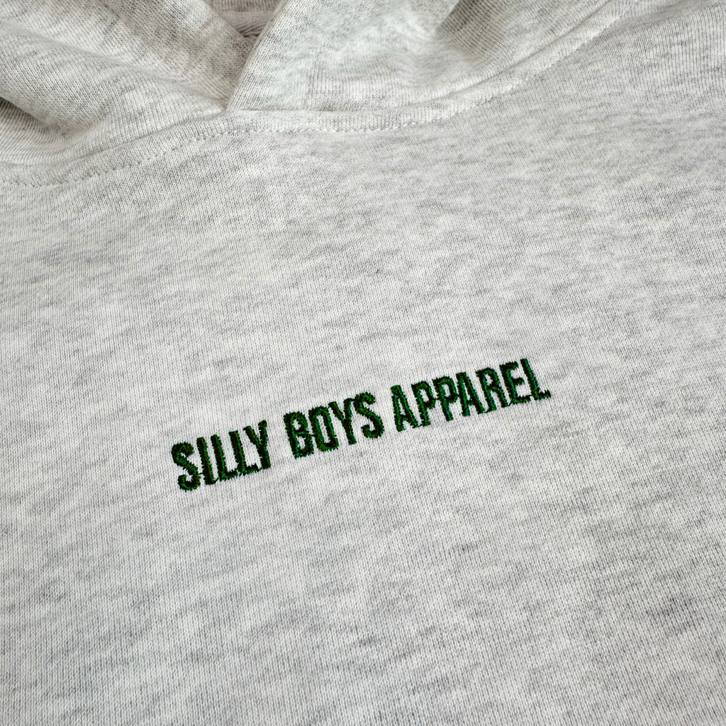 STAY SILLY HOODIE - HEATHER GREY