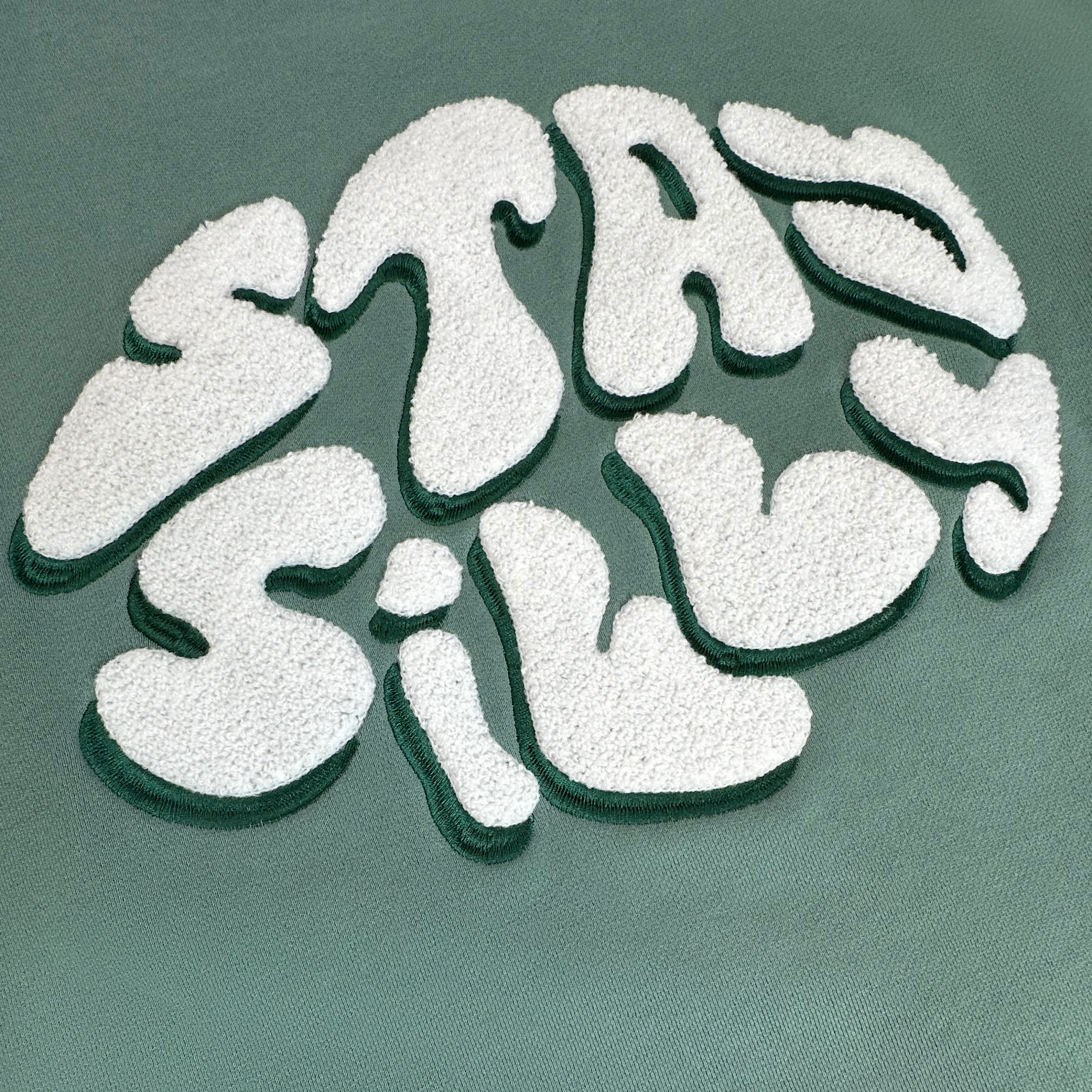 STAY SILLY HOODIE - TEAL GREEN