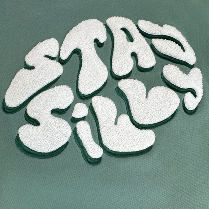 STAY SILLY HOODIE - TEAL GREEN