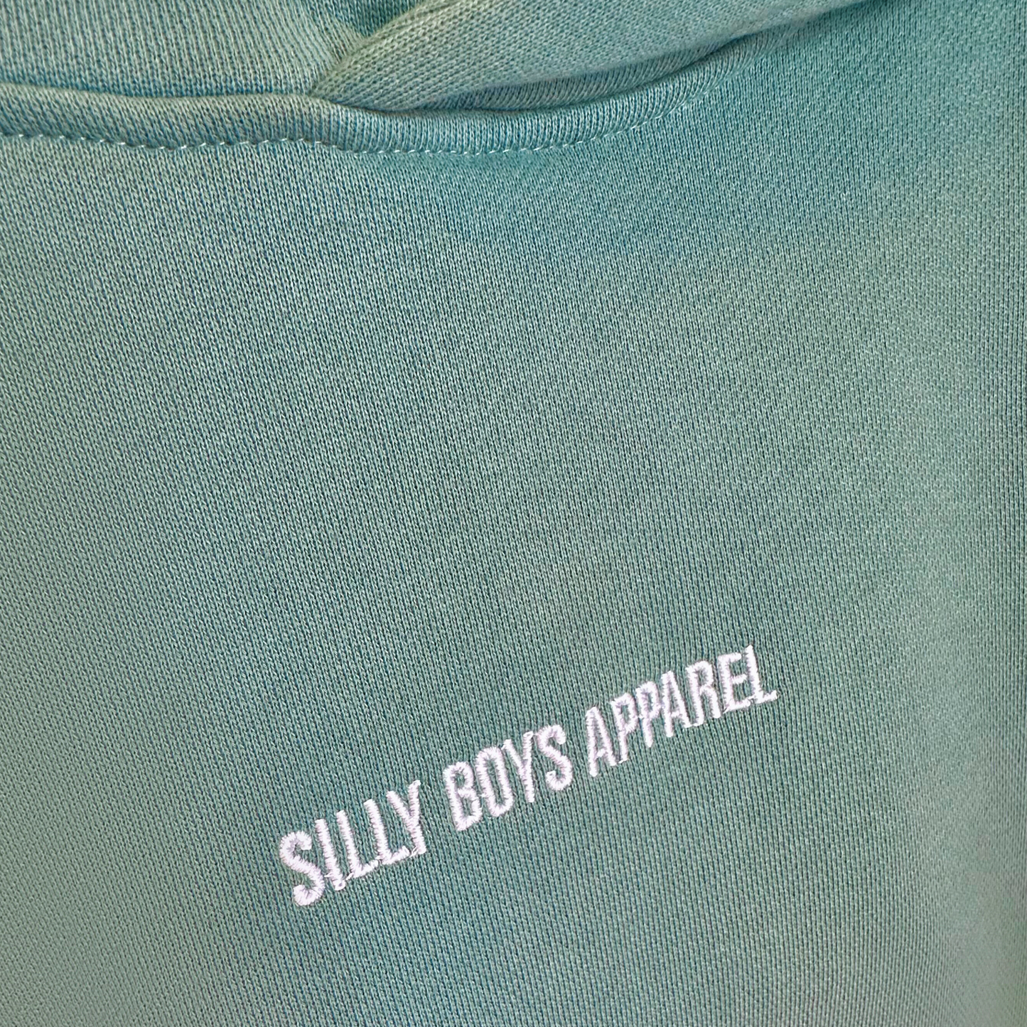STAY SILLY HOODIE - TEAL GREEN