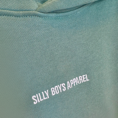 STAY SILLY HOODIE - TEAL GREEN