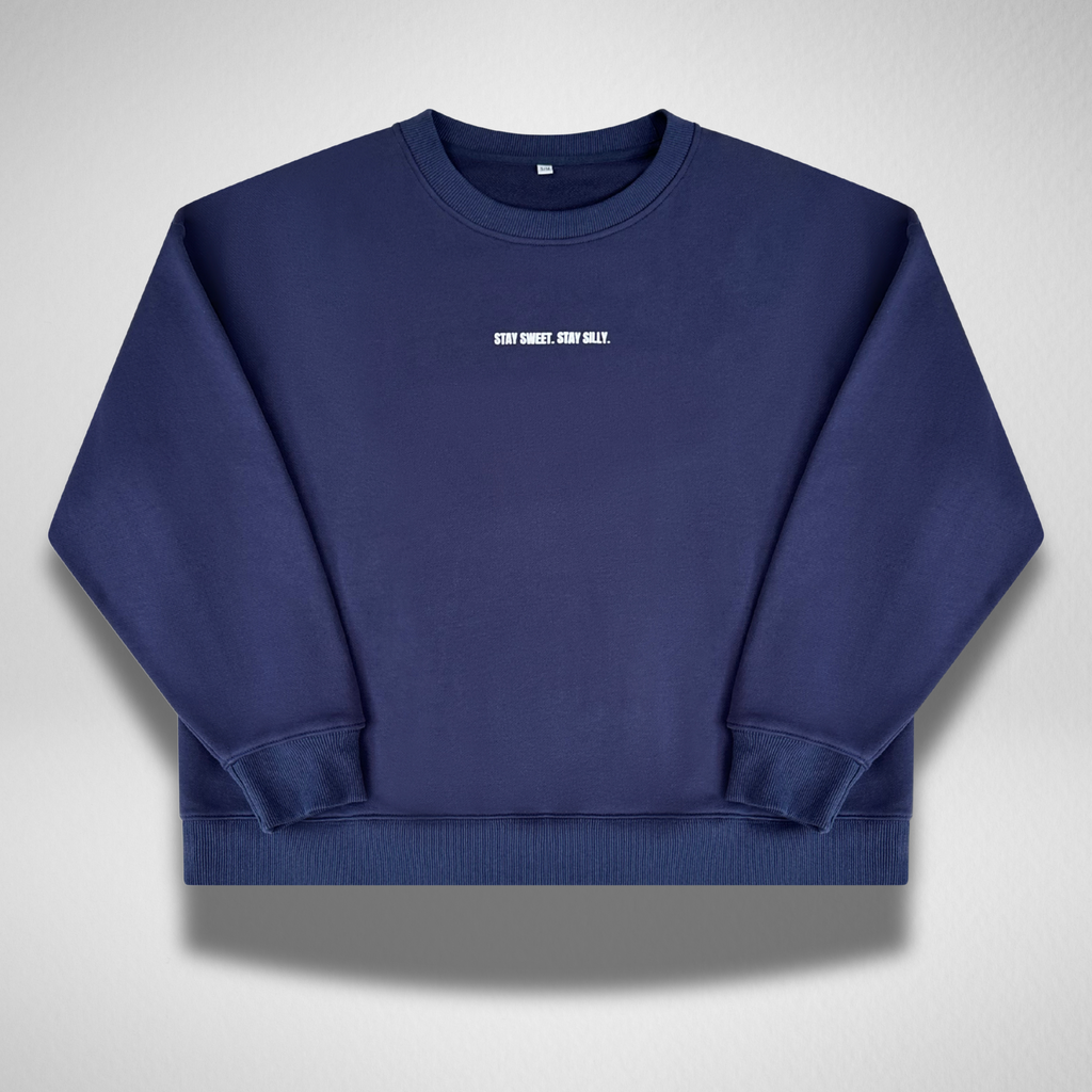 CREWNECK SWEATER - NAVY