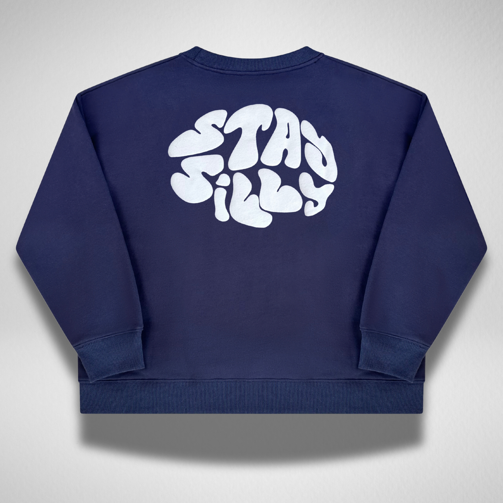 CREWNECK SWEATER - NAVY