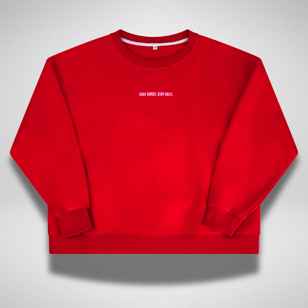 CREWNECK SWEATER - RED