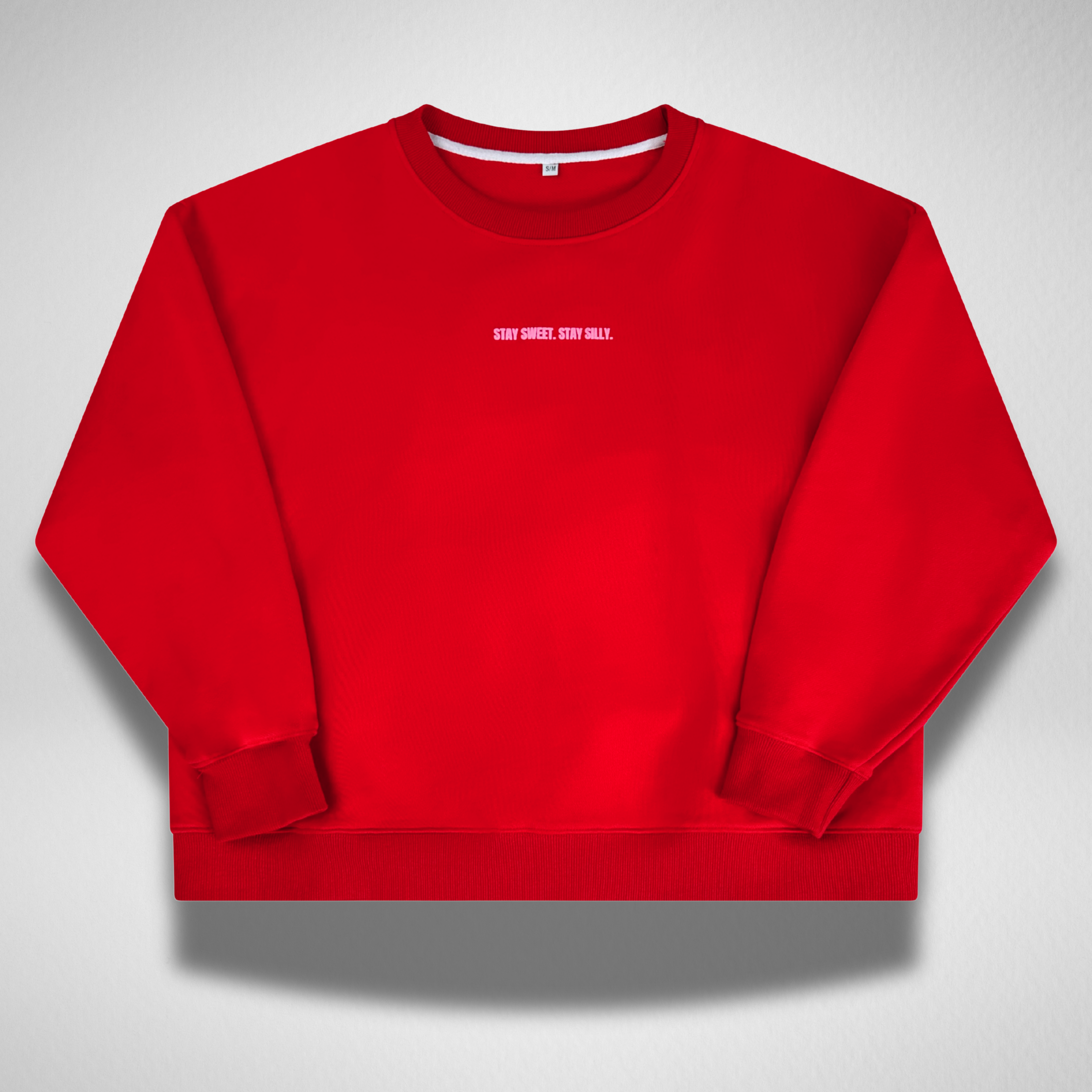 CREWNECK SWEATER - RED