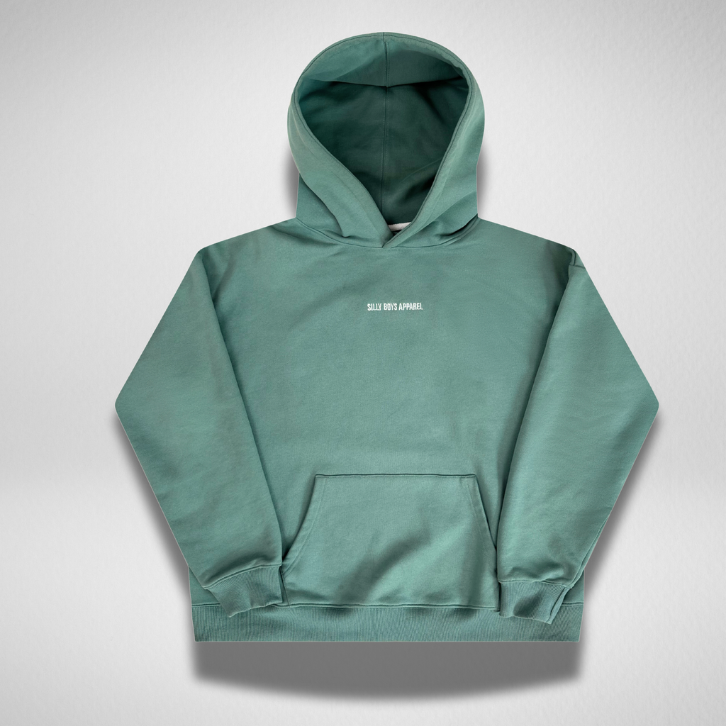 STAY SILLY HOODIE - TEAL GREEN