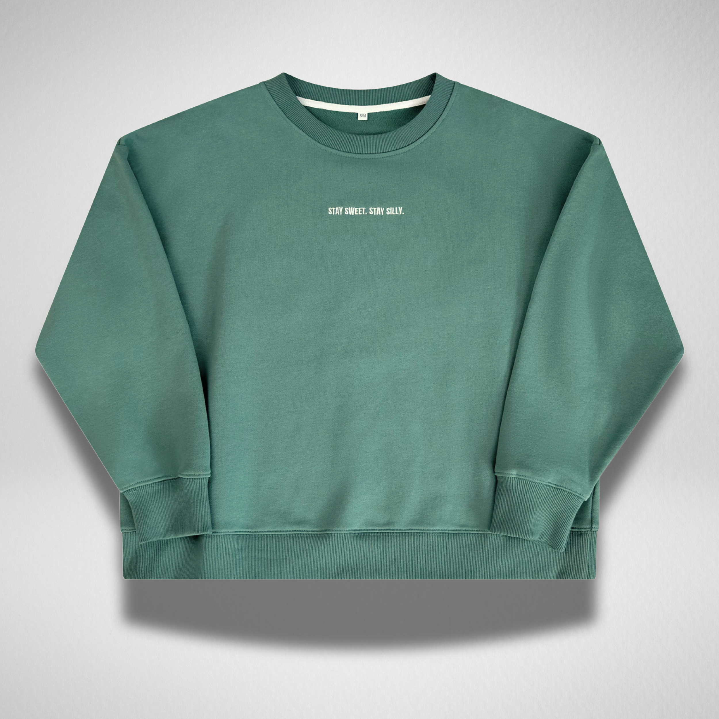 STAY SILLY SWEATER - GREEN