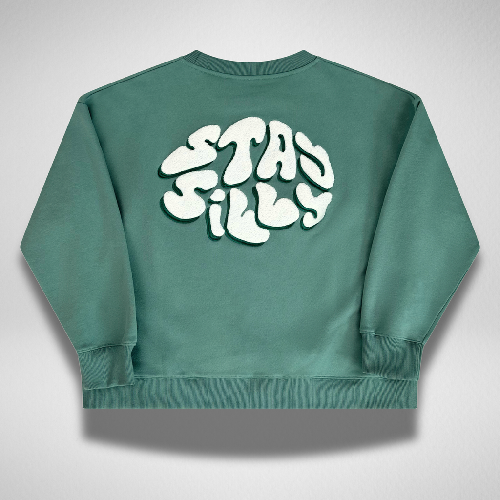 STAY SILLY SWEATER - GREEN