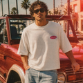 BOXY TEE - 'RACE PATCH'
