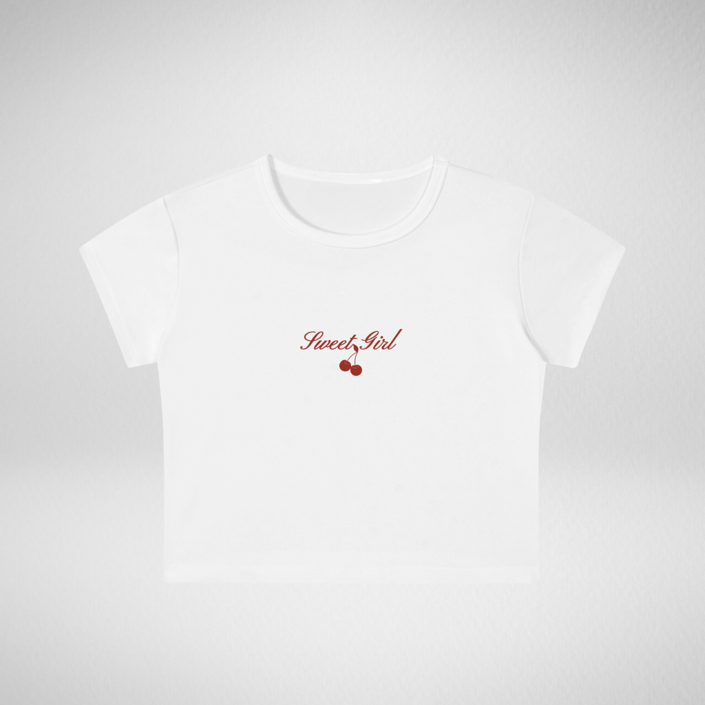 SWEET GIRL - CROP TEE