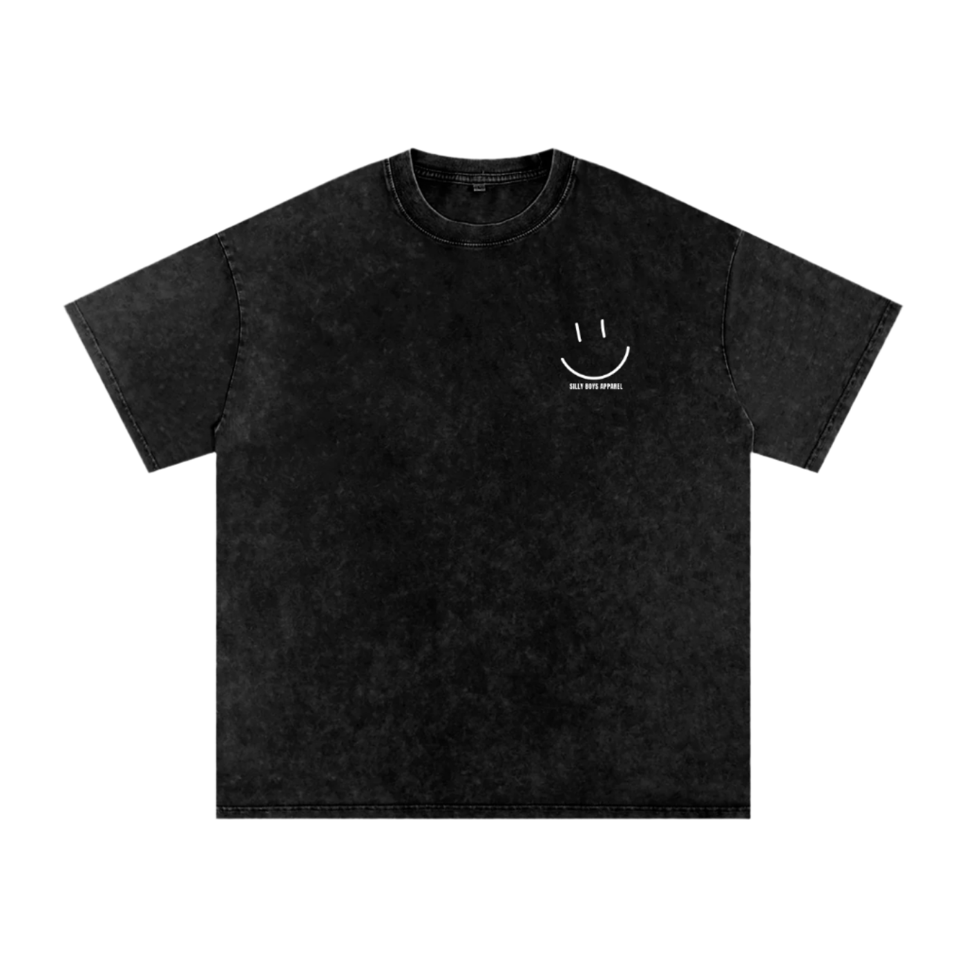'ALL SMILES' ACID WASH SHIRT