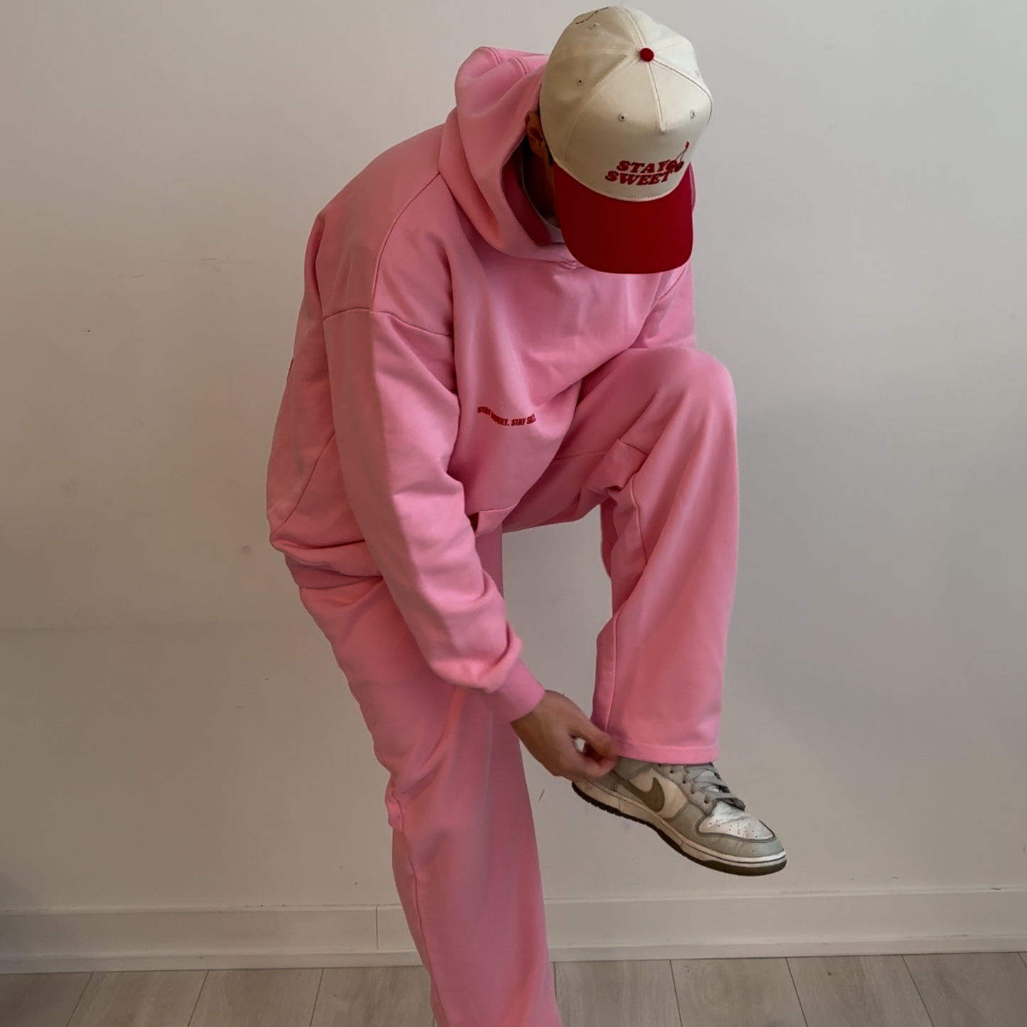 STAY SILLY HOODIE - PINK CHERRY