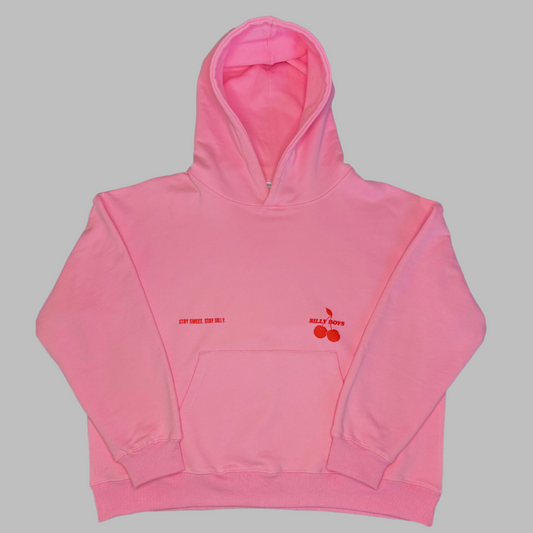 STAY SILLY HOODIE - PINK