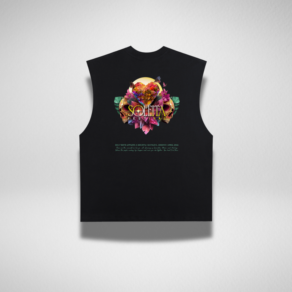 SLEEVELESS TEE - SOLEITA FESTIVAL