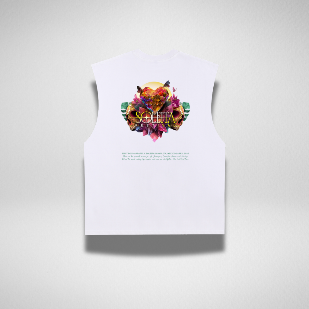 SLEEVELESS TEE - SOLEITA FESTIVAL