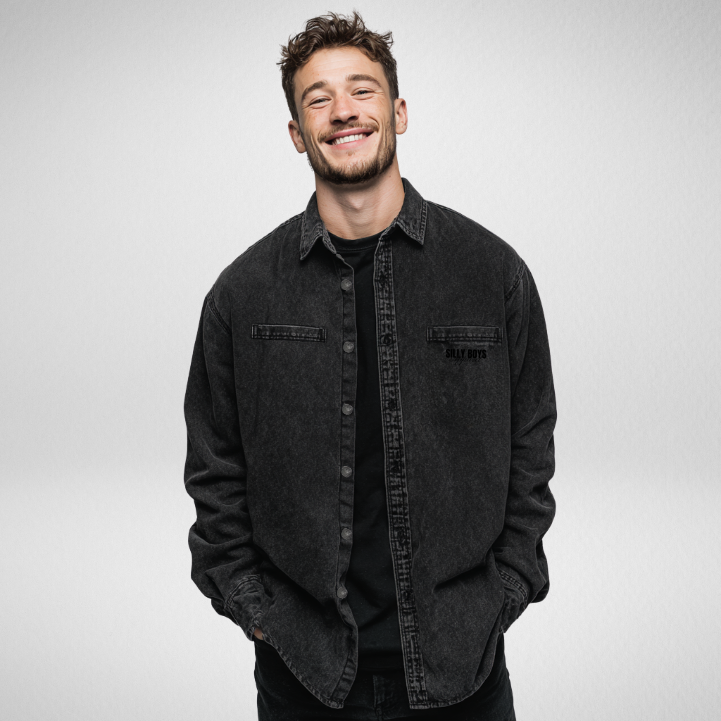 DENIM OVERSHIRT - 'SILLY BOYS APPAREL'