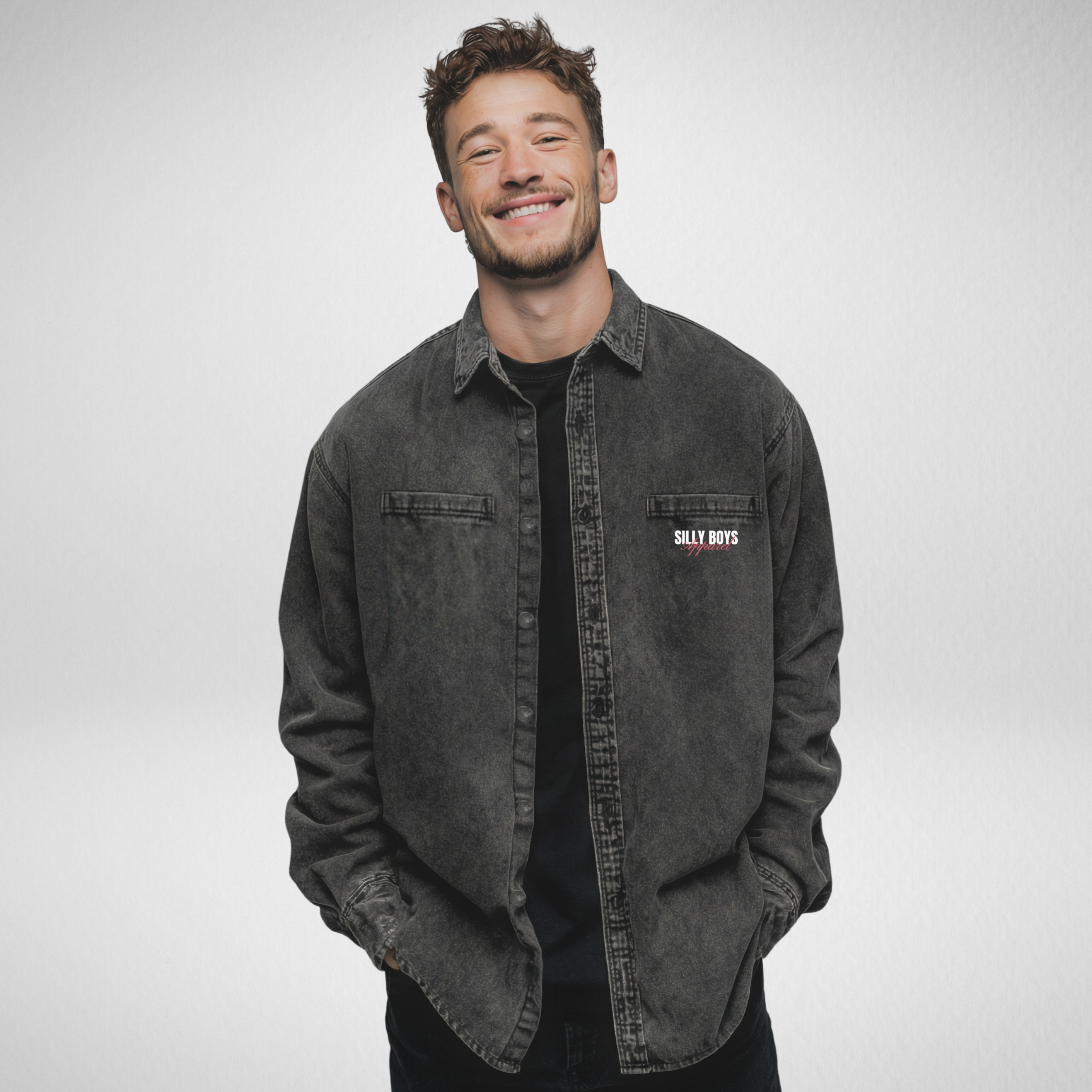 DENIM OVERSHIRT - 'SILLY BOYS APPAREL'