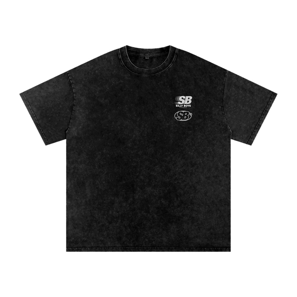 VINTAGE WASH TEE - 'SB BADGE'