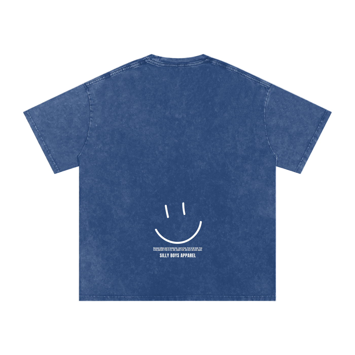 'ALL SMILES' ACID WASH SHIRT