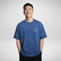 ACID WASH TEE - 'SMILES'