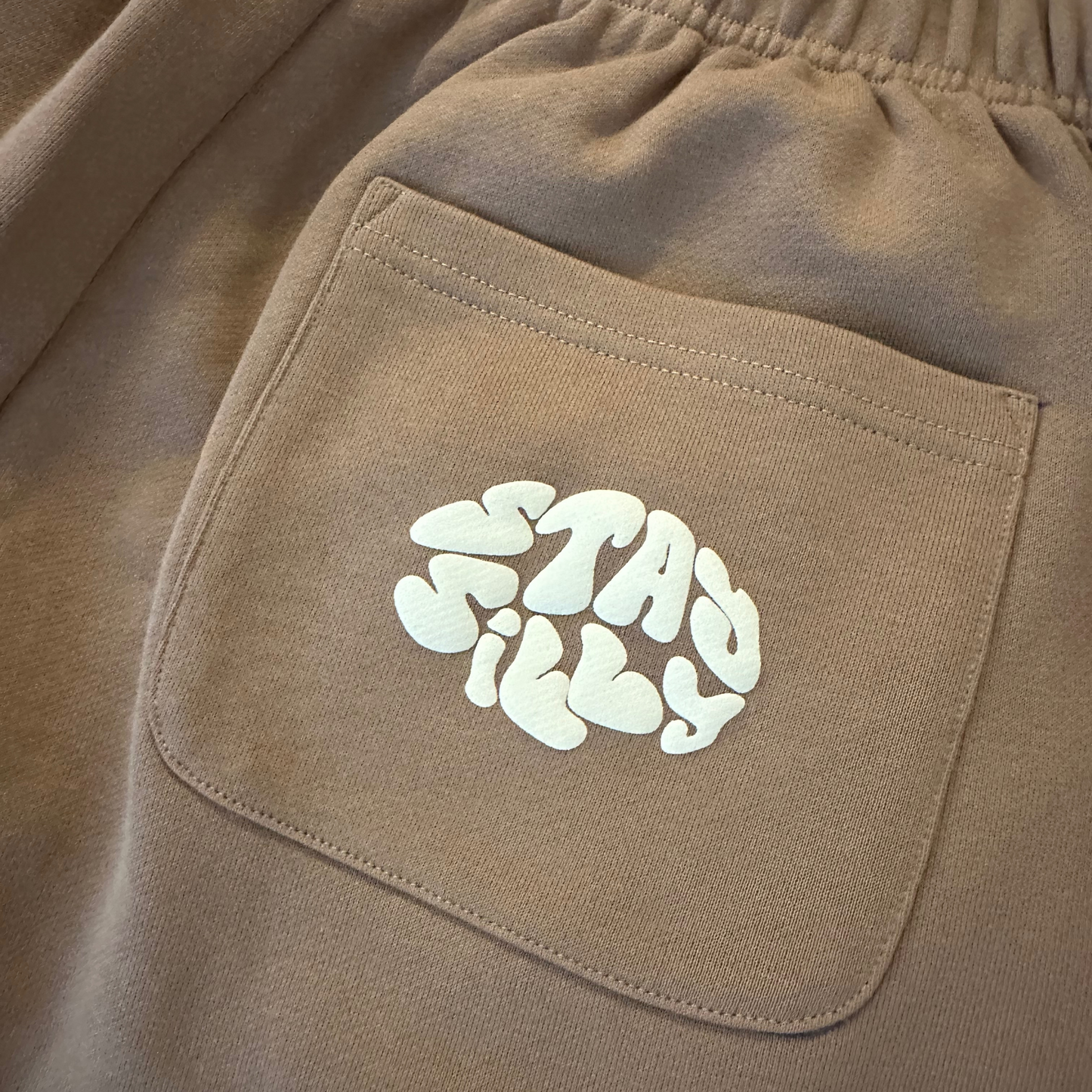 STAY SILLY HOODIE - CARAMEL BROWN