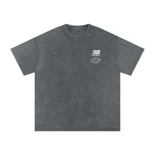 SILLY BOYS ACID WASH OVERSIZED SHIRT