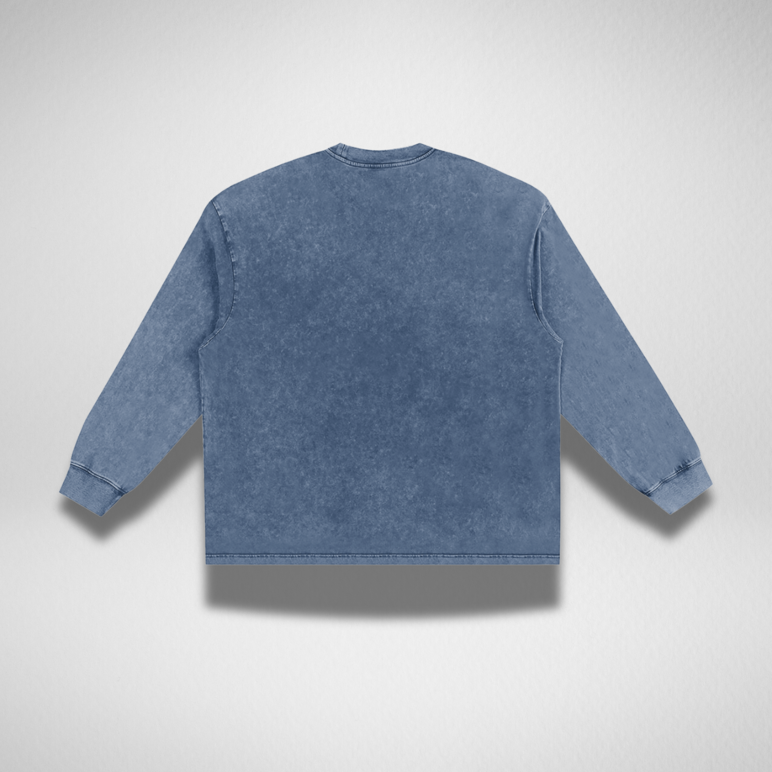 ACID WASH LONG SLEEVE - 'RACE PATCH'