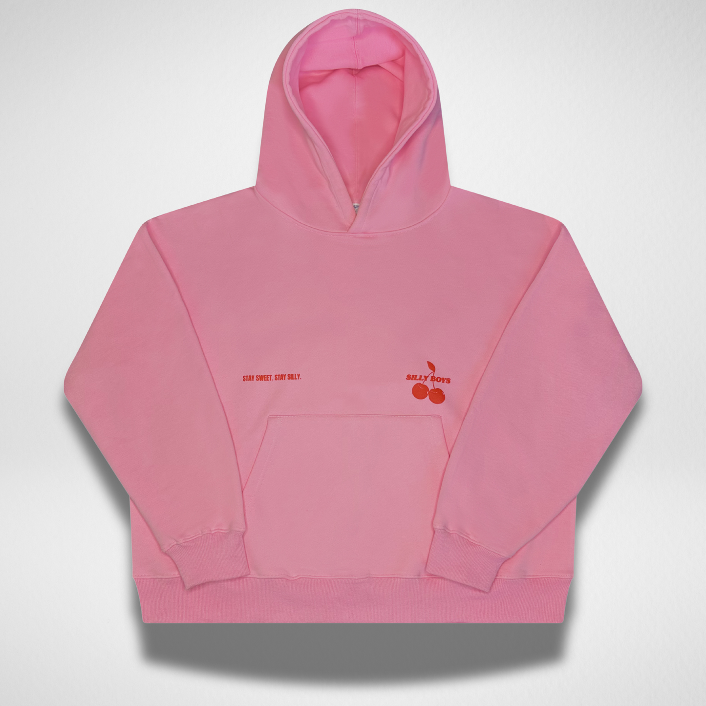 STAY SILLY HOODIE - PINK