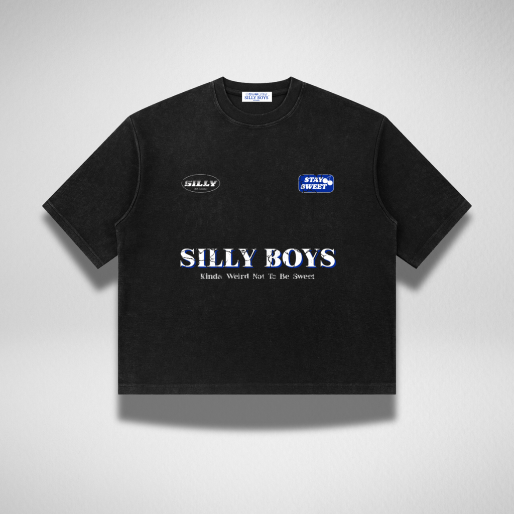 WAFFLE TEE - 'RACE PATCH'
