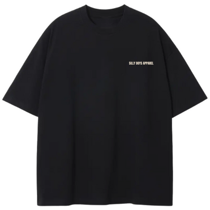 STAY SILLY OVERSIZED SHIRT - WHITE