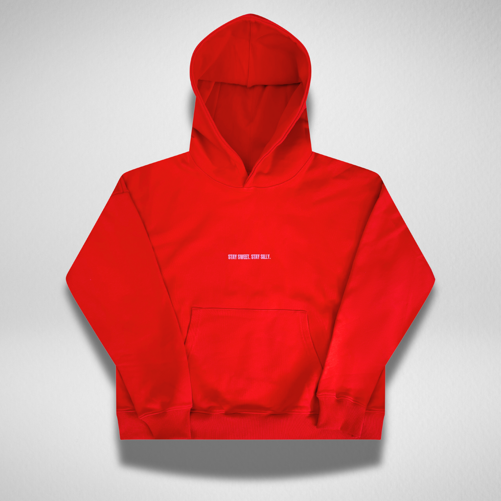 STAY SILLY HOODIE - RED