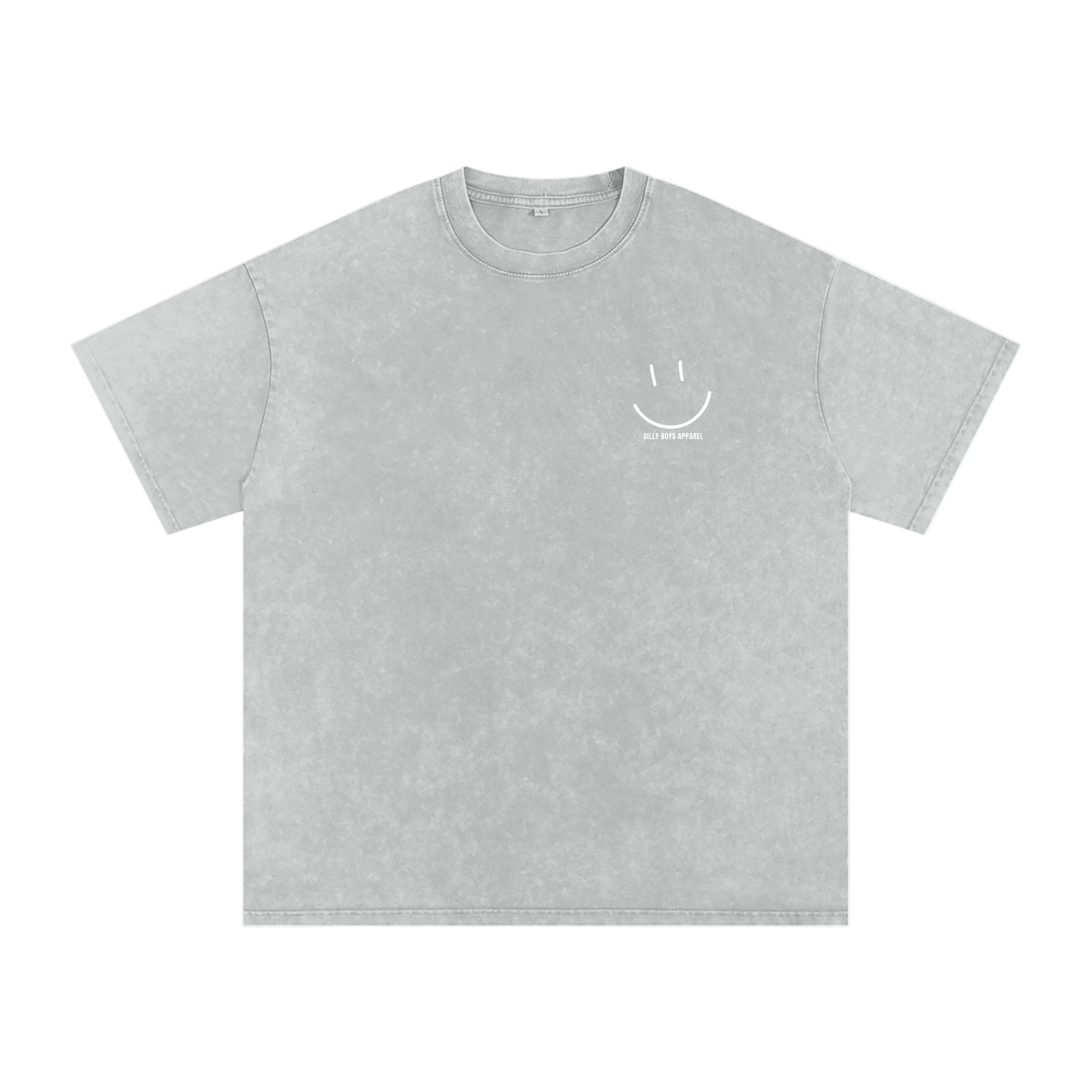 'ALL SMILES' ACID WASH SHIRT