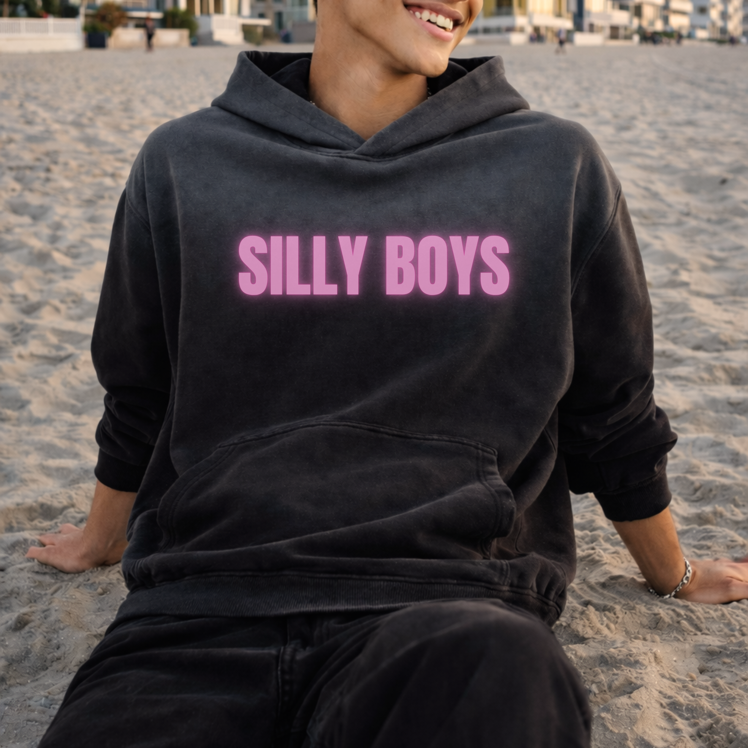 SUNFADE HOODIE - 'ITS NOT THAT SERIOUS'