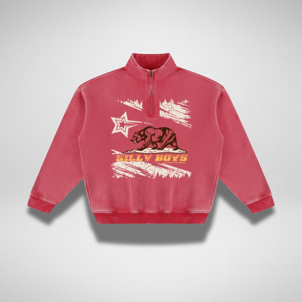 QUARTER ZIP - 'OLD SCHOOL'