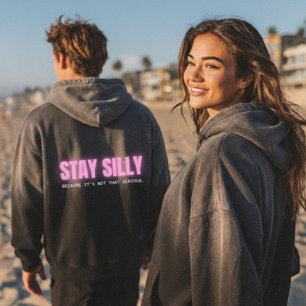 SUNFADE HOODIE - 'ITS NOT THAT SERIOUS'