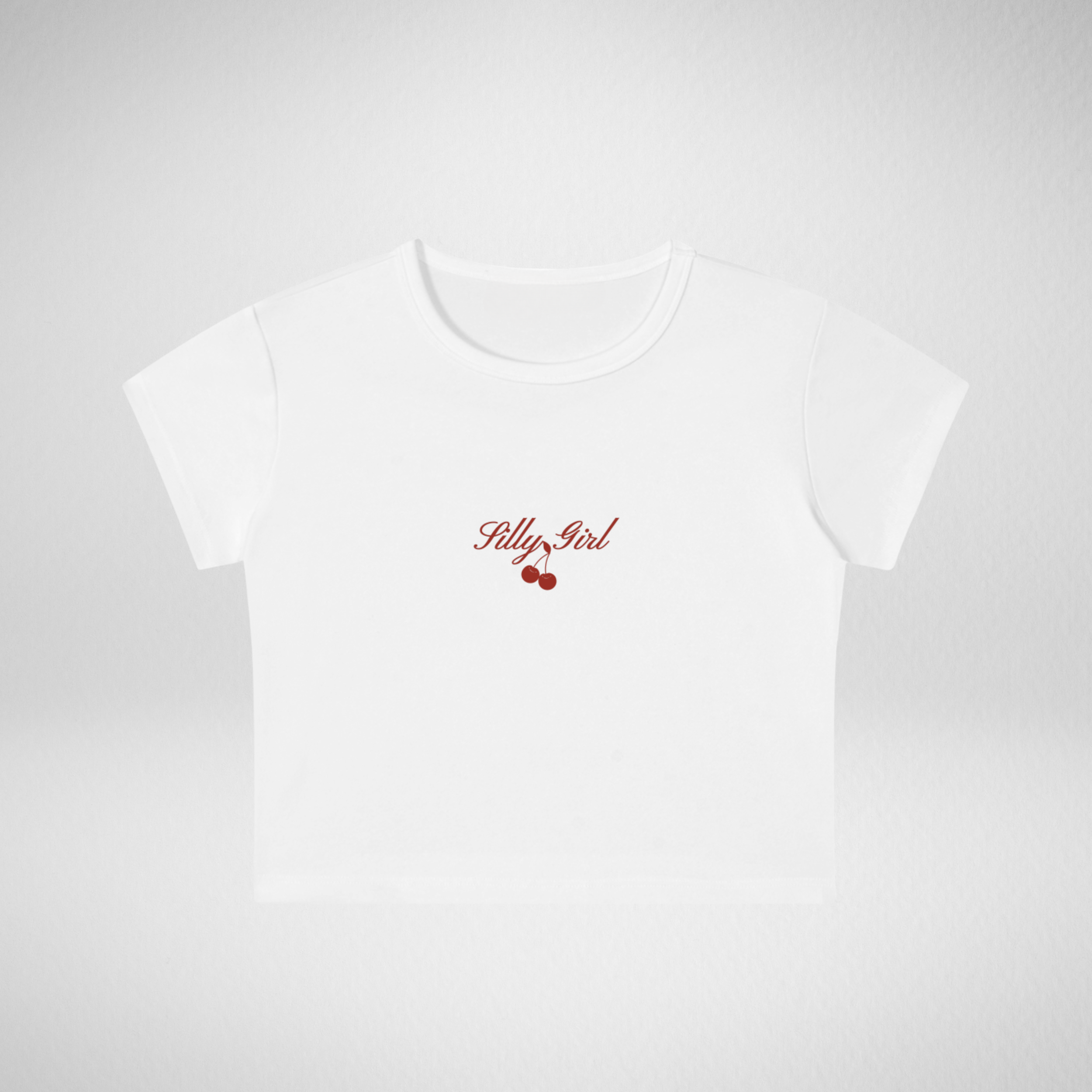 SILLY GIRL - CROP TEE