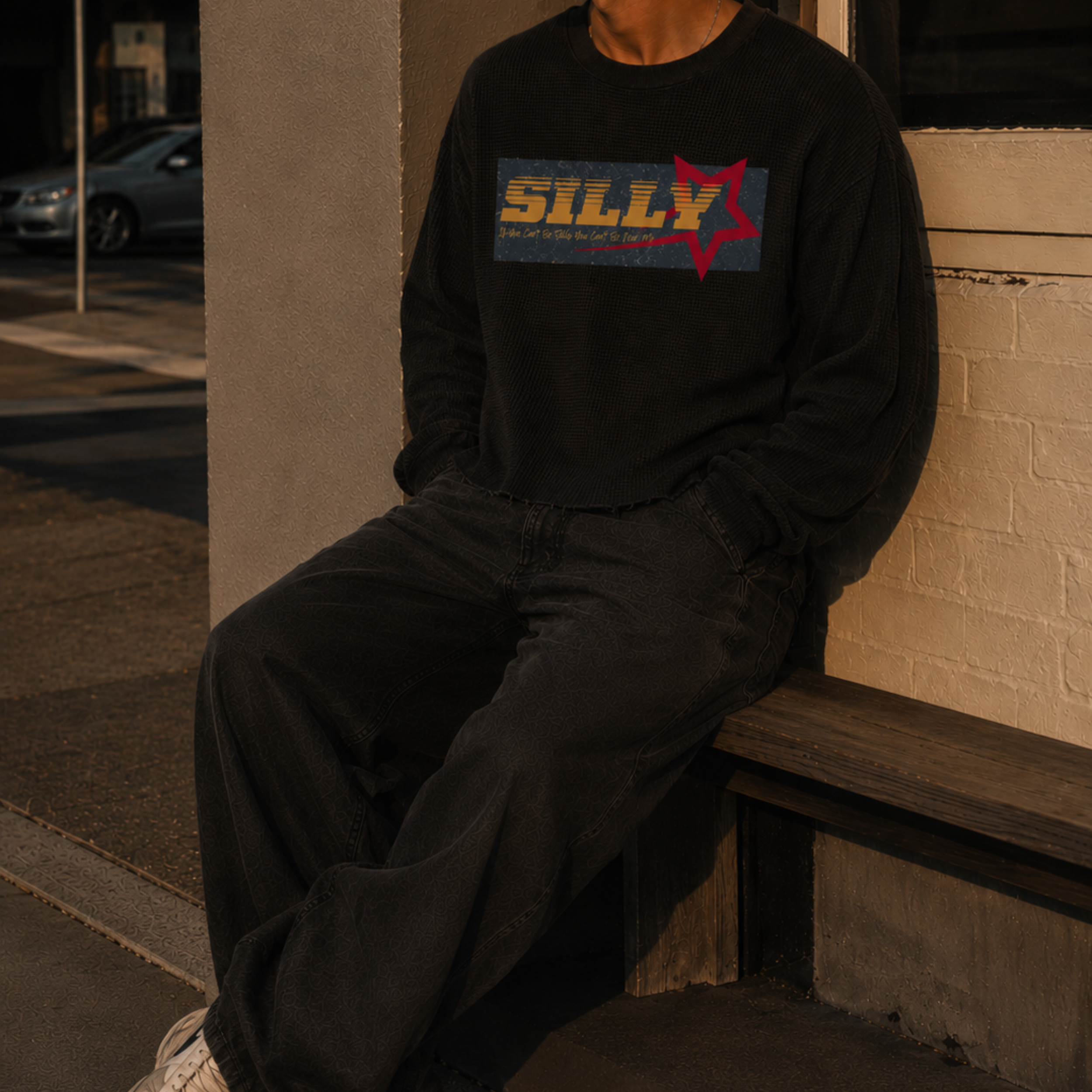 WAFFLE SHIRT - 'STAR CULTURE'