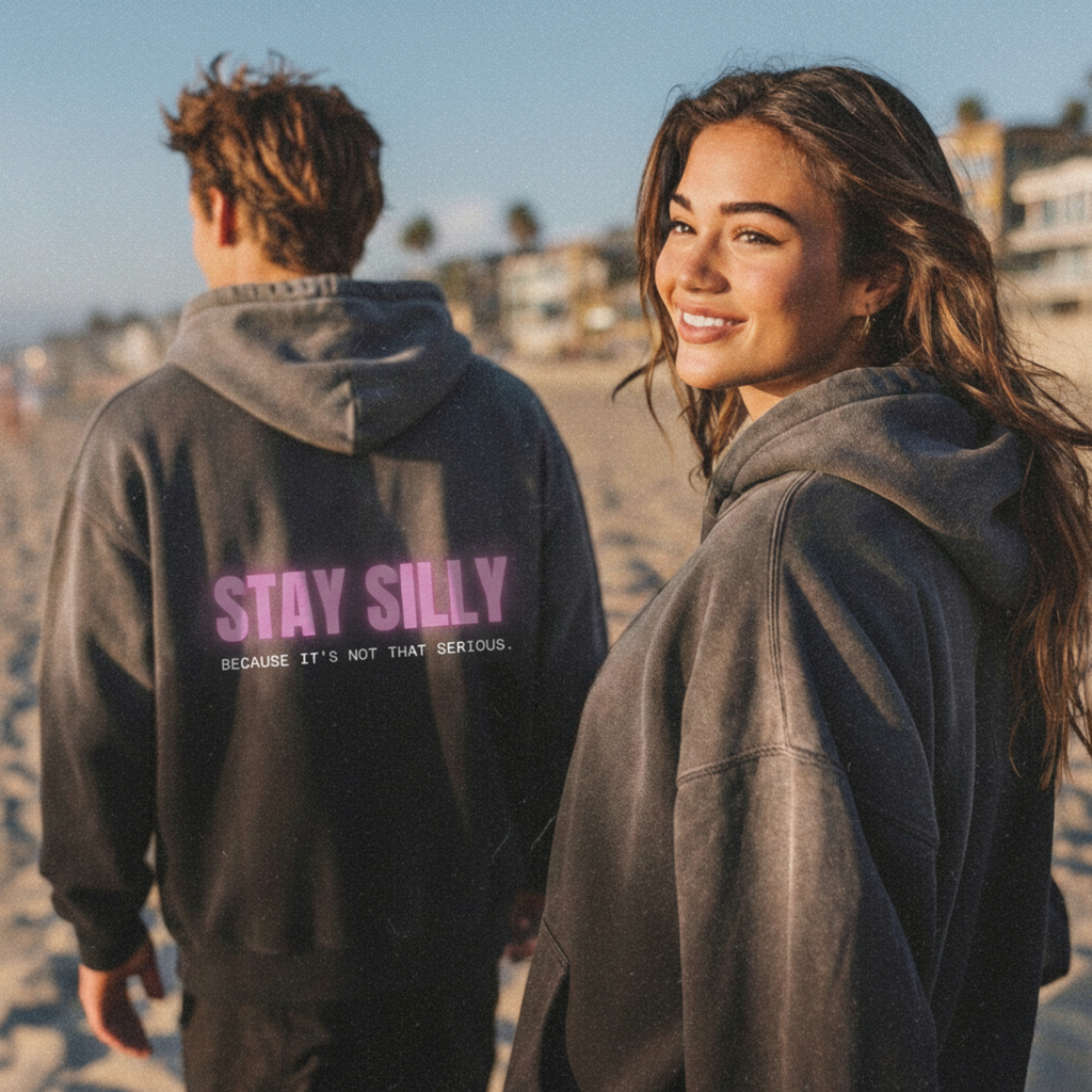 SUNFADE HOODIE - 'ITS NOT THAT SERIOUS'