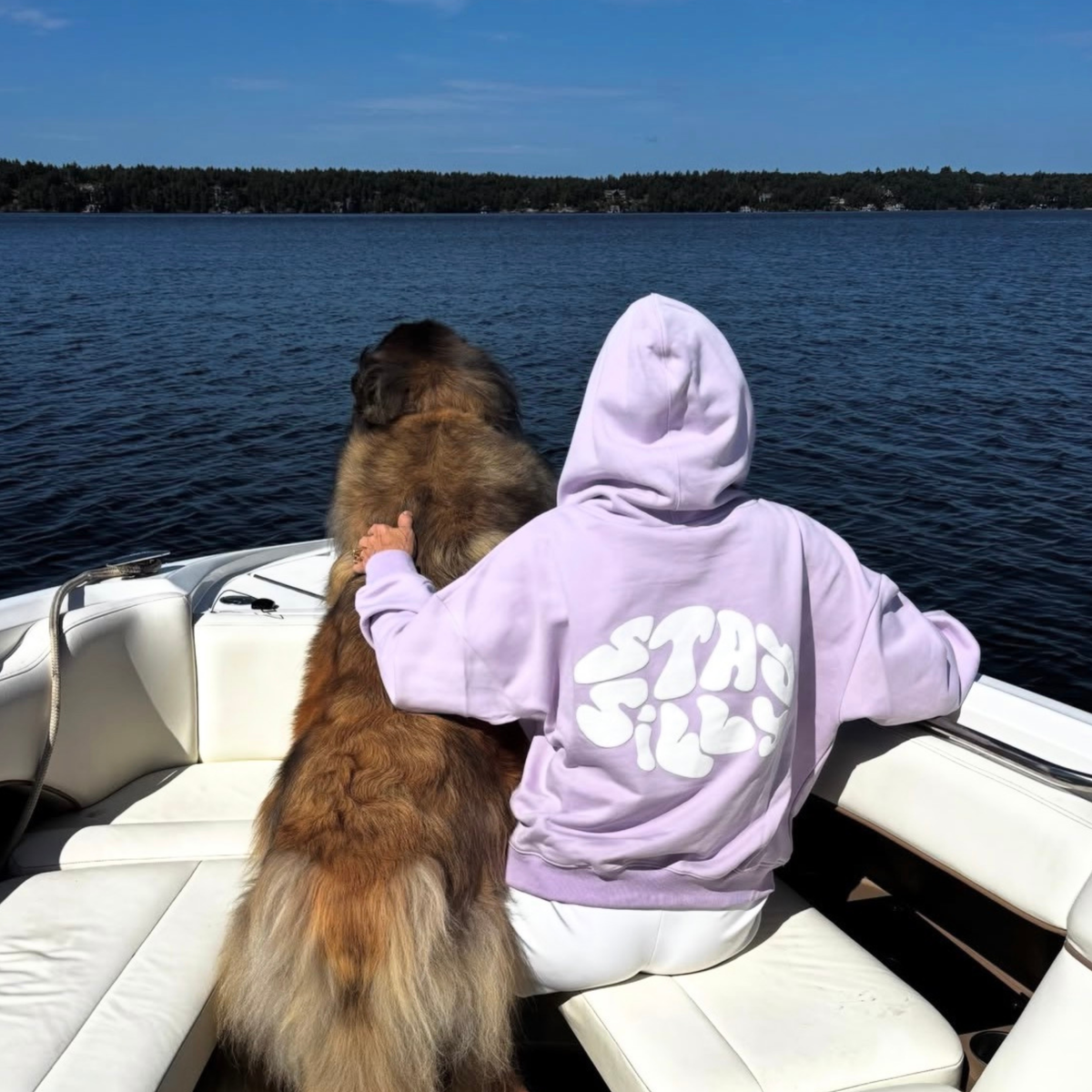 STAY SILLY HOODIE - LAVENDER