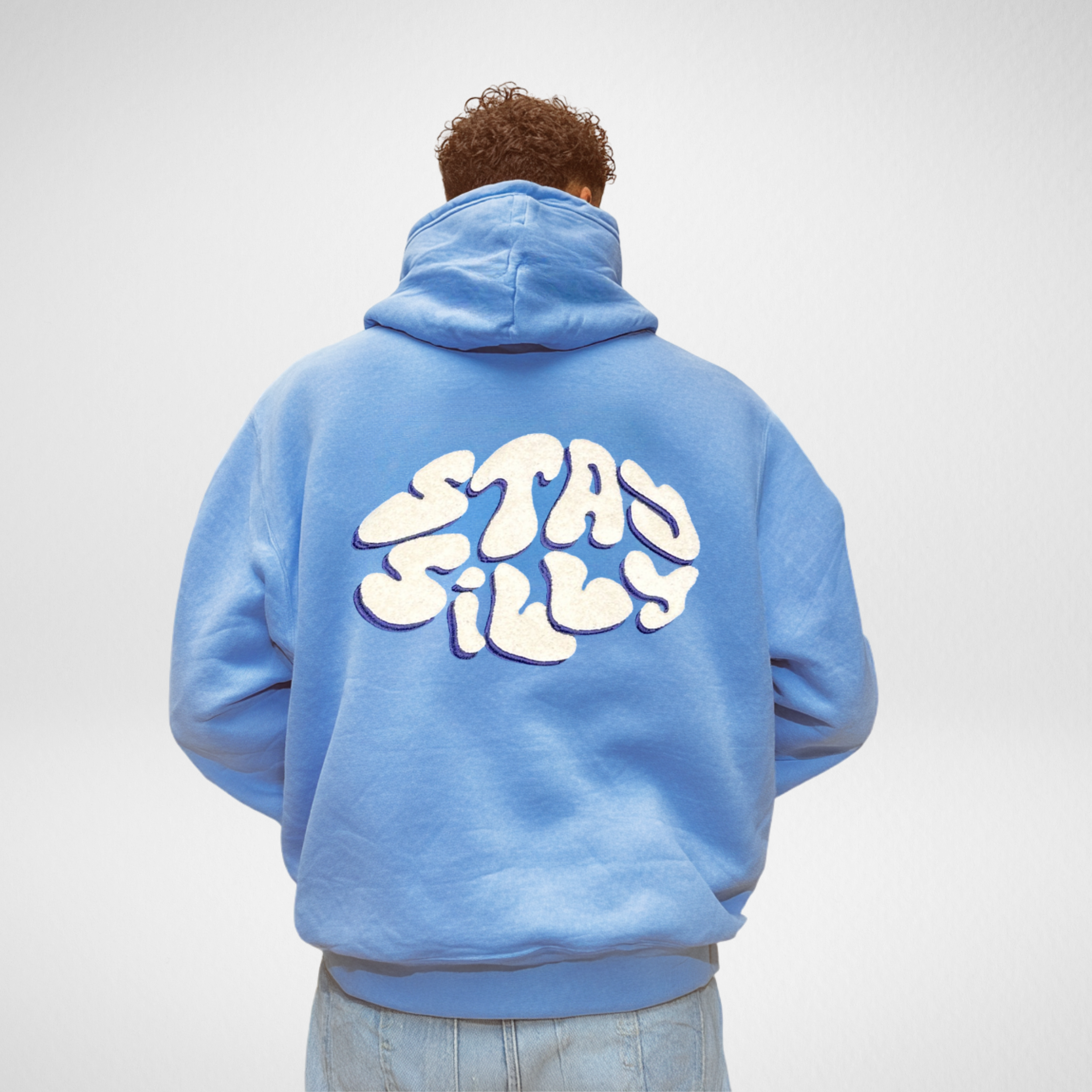 STAY SILLY HOODIE - SKY BLUE