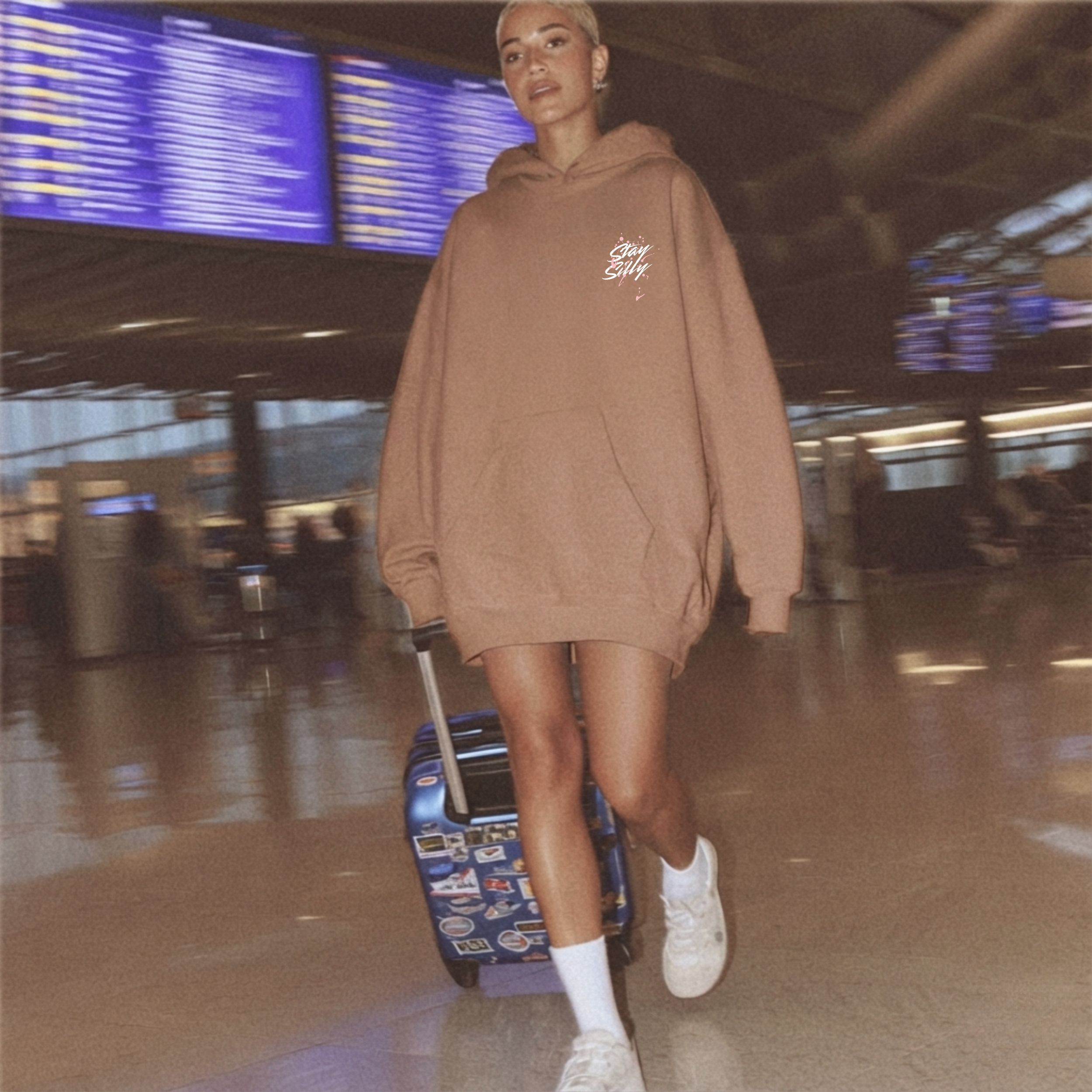 CLOUD HOODIE - 'STAY SILLY GRAFFITI'