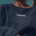 STAY SILLY SWEATER - NAVY