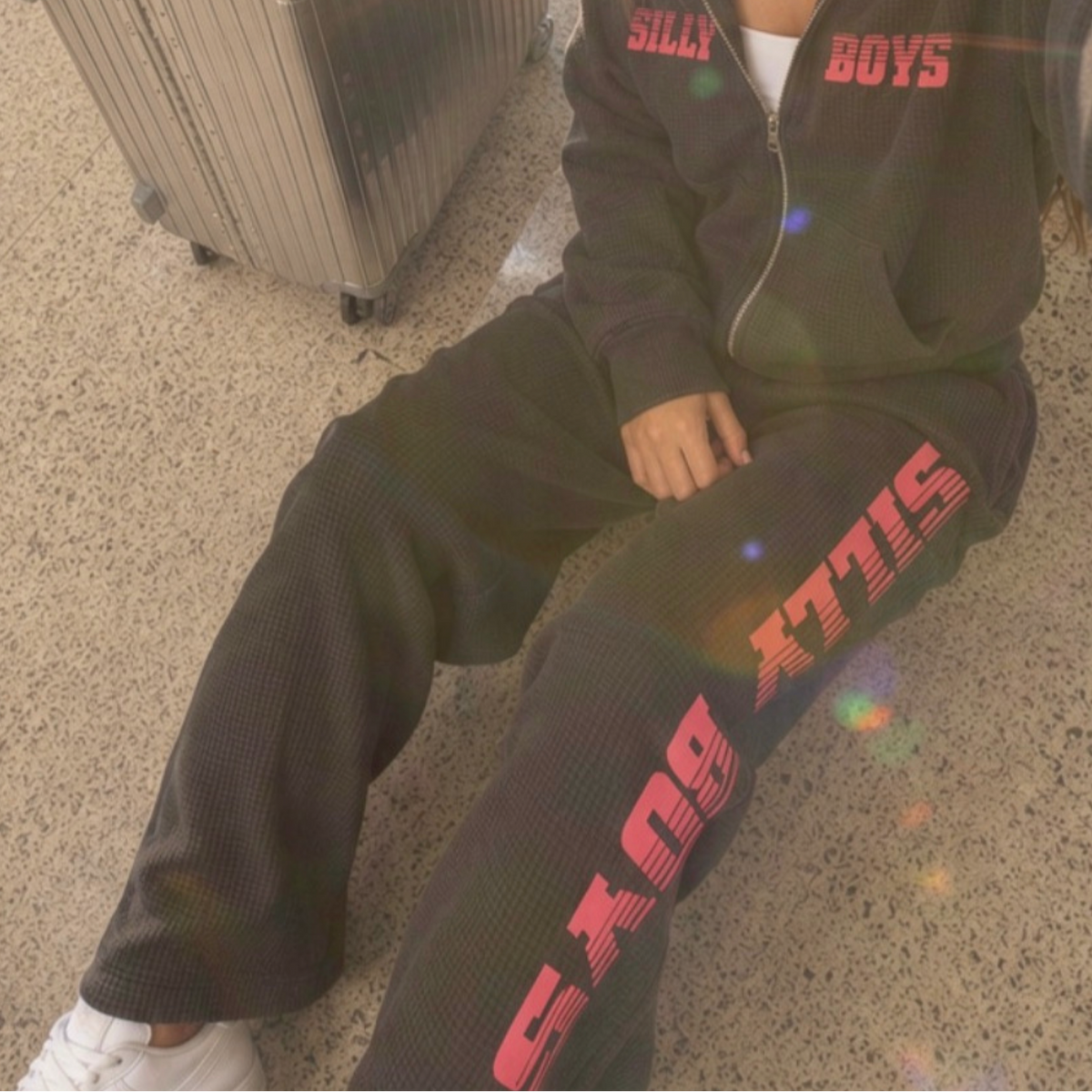WAFFLE LOUNGE PANTS - 'LOUNGE SET'
