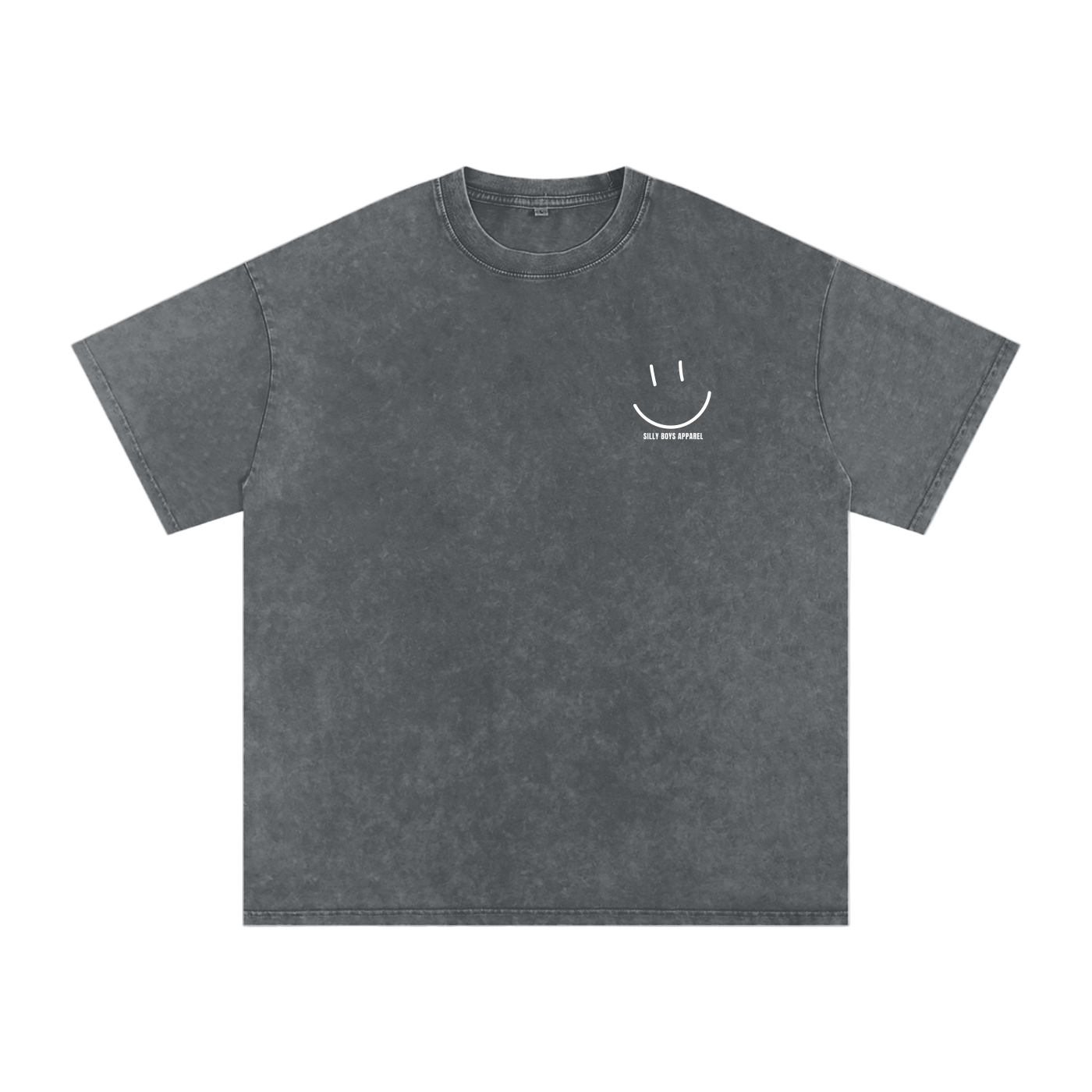 'ALL SMILES' ACID WASH SHIRT