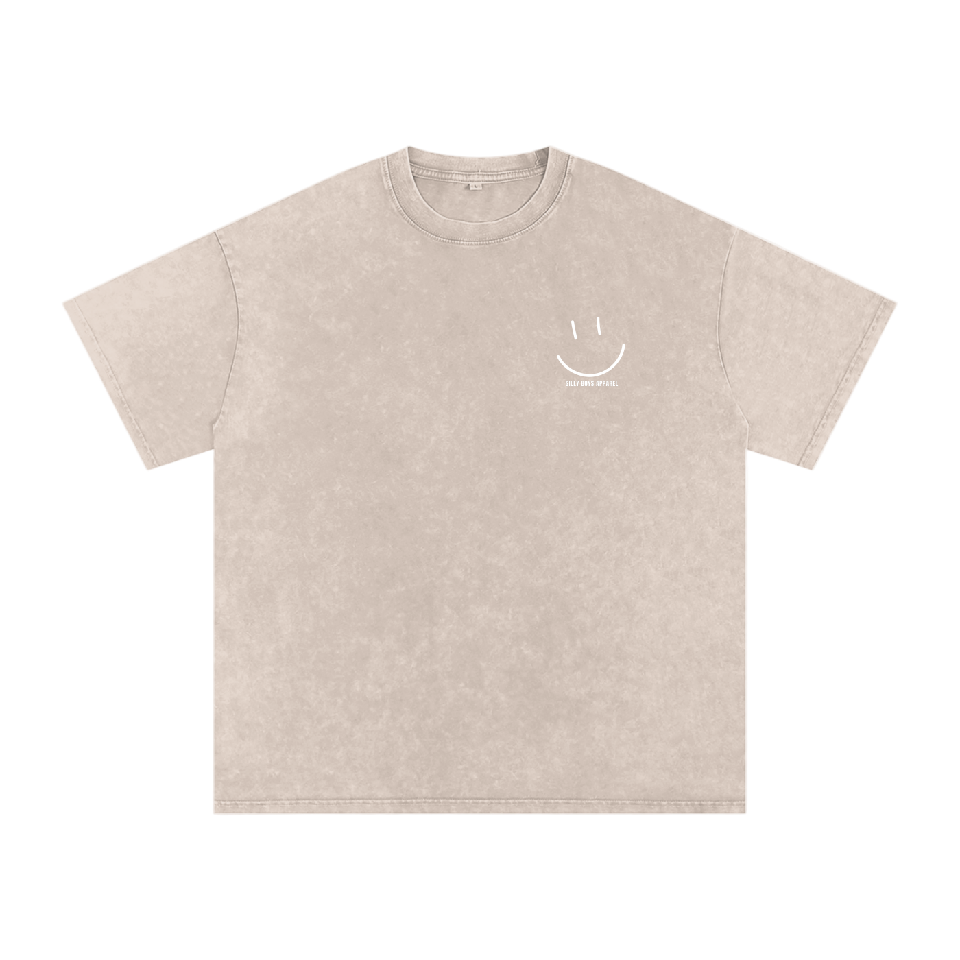 'ALL SMILES' ACID WASH SHIRT