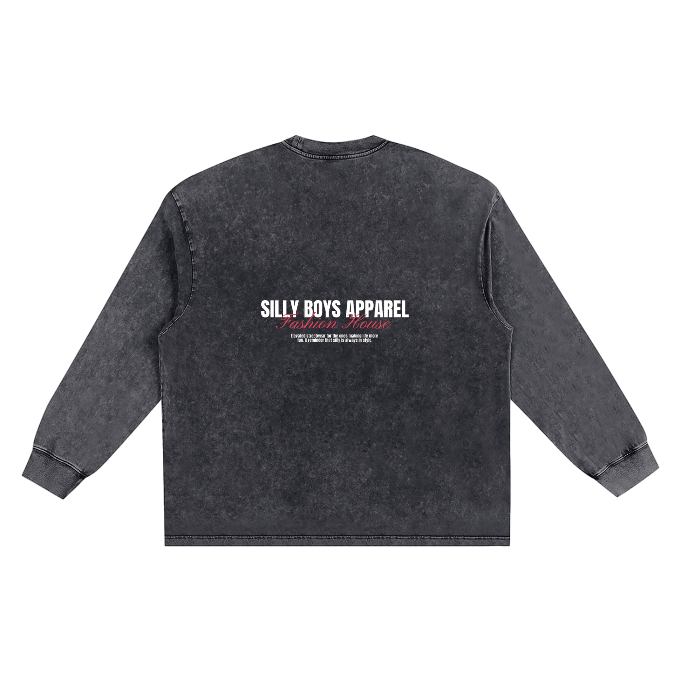 ACID WASH LONG SLEEVE - 'FASHION HOUSE'